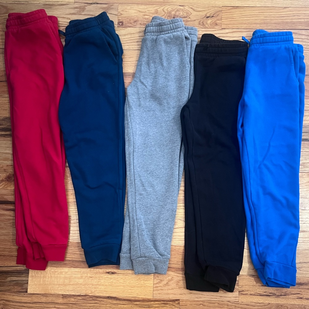 5 pair of Tek Gear Joggers (Boys size medium)